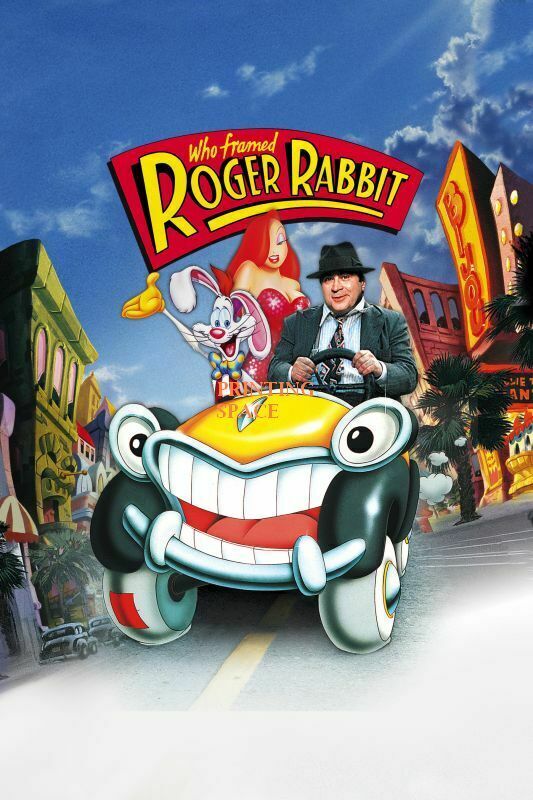 Vintage Who Framed Roger Rabbit Movie Poster 20x30 Collectors Edition