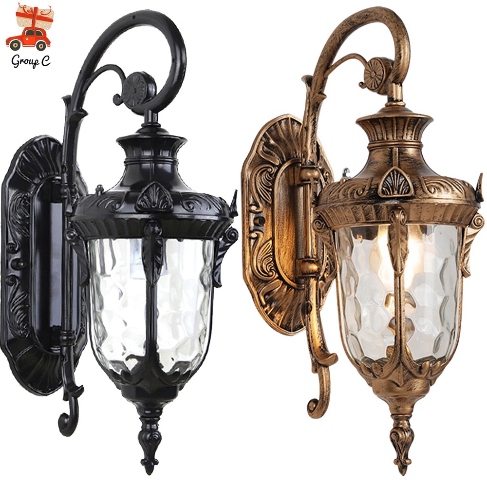 Black/Bronze Outdoor Wall Light Fixtures Exterior Waterproof Sconce Porch Lights