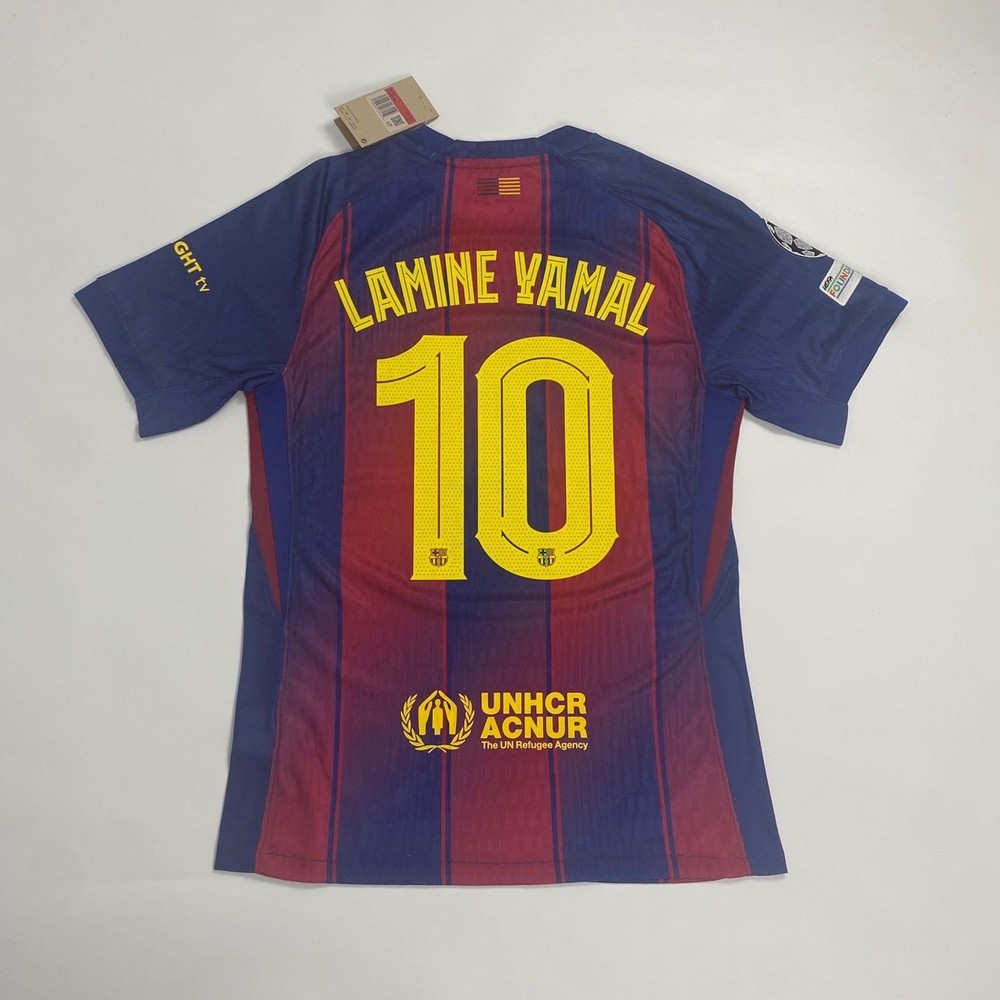 Barcelona 25/26 Home Lamine Yamal #10 Jersey S-XL