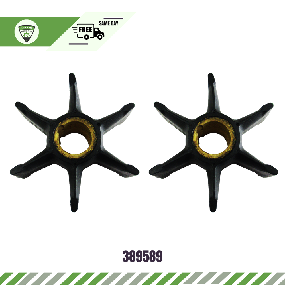 389589 Fits OMC Johnson Evinrude 40-60 HP Water Pump Impeller x2 PCS 18-3055