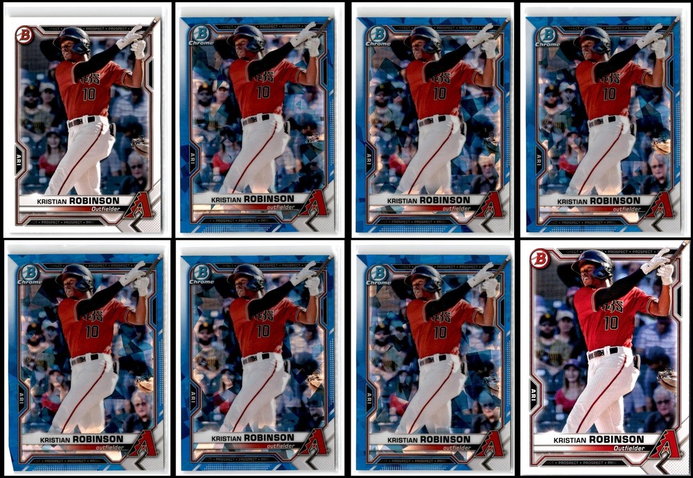 2021 Kristian Robinson 8-Card Limited Edition Rare Gem Lot