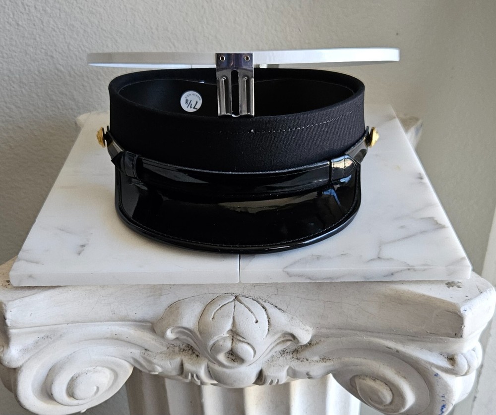 Vintage U.S.G.I. Enlisted Men Service Cap Frame Size 7-1/8 with Band Visor Grommet Support