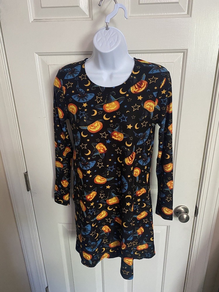 Halloween Witch Costume Dress Small with Black Blue Hat Gift NWT by Riley & James