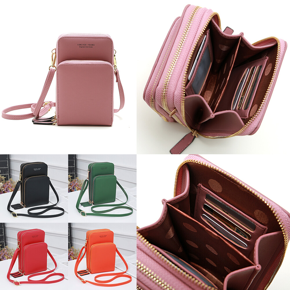 Women Crossbody Bag Shoulder Phone Purse Handbag Card Holder Long Large Capacity