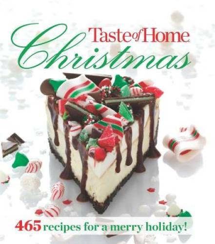 Taste of Home Christmas Cookbook with 465 Holiday Recipes - Paperback in Good Condition-image