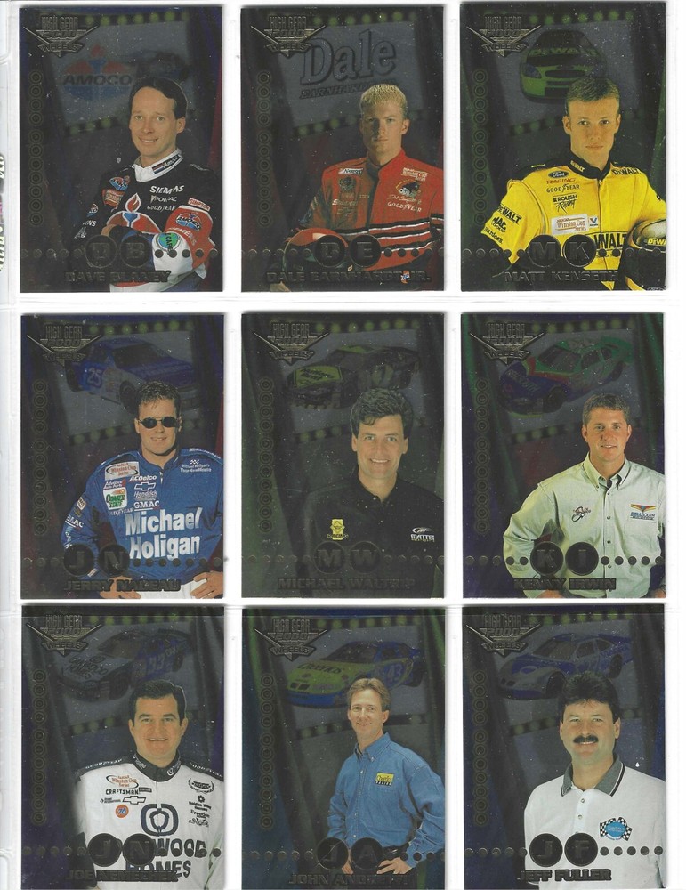 2000 High Gear 1ST GEAR-# 72 Jeff Fuller/Checklist--ONE CARD ONLY!