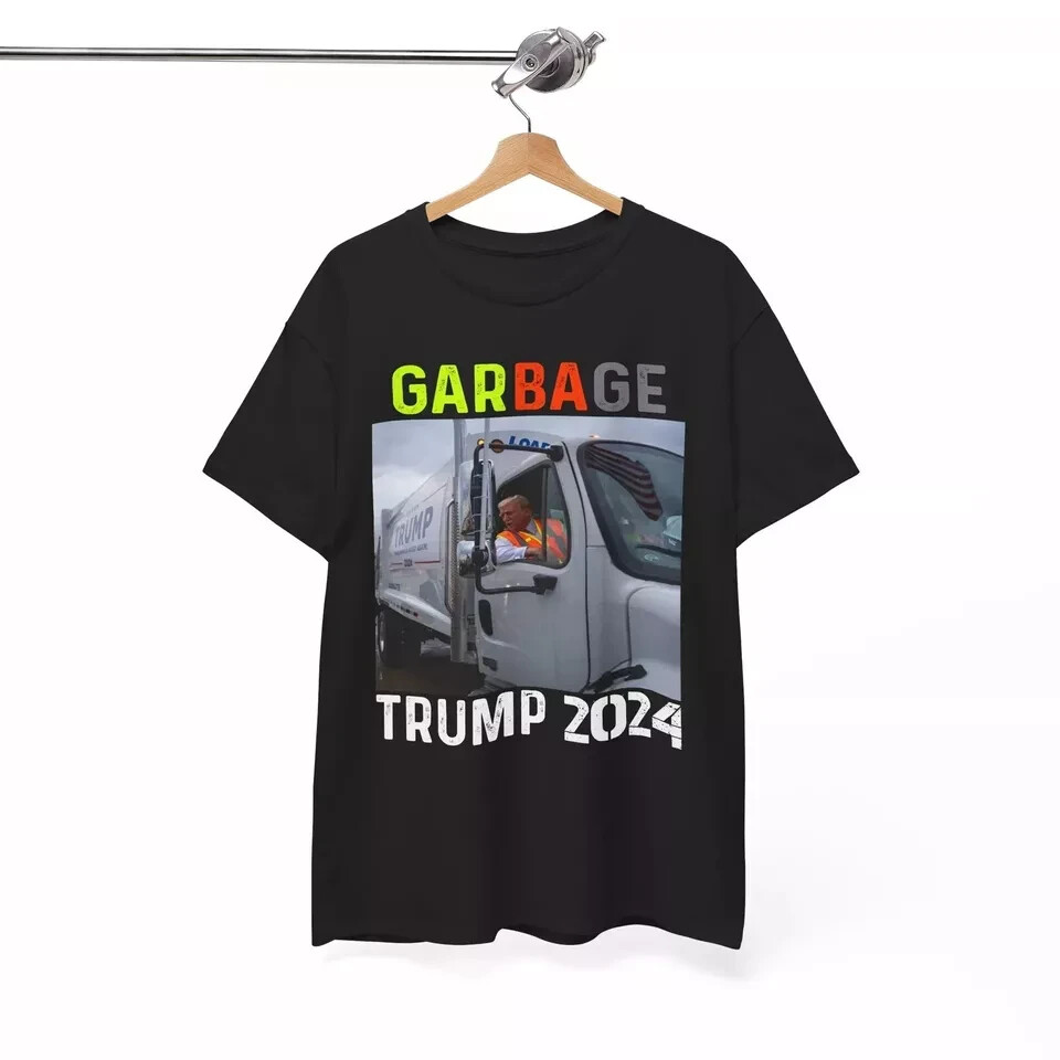 Trumps Garbage Truck Garbage Trump 2024 Vote For Trump Unisex T-Shirt All Size