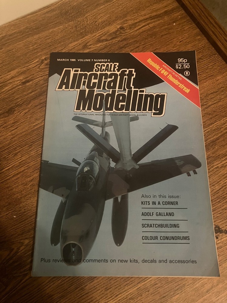 Vintage Back Issue of Scale Aircraft Modeling Magazine - March 1985