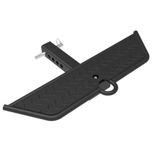 2-Inch Black Hitch Step for Trucks & Trailers - 27 Inch Tow Receiver