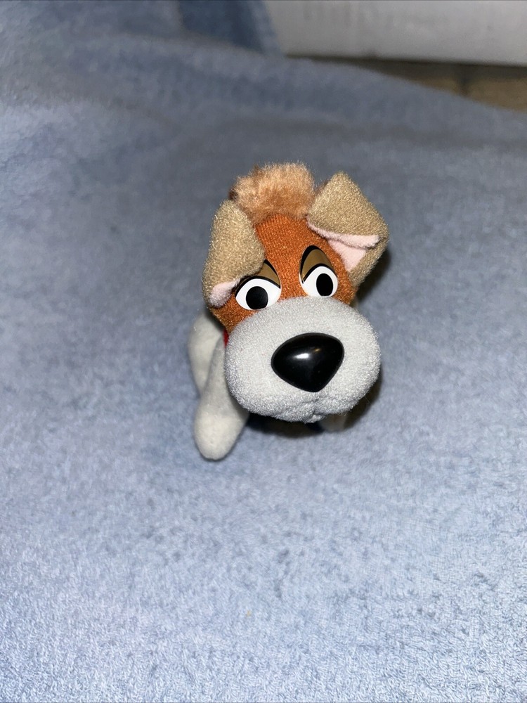 1988 McDonald's Walt Disney Oliver & Company Plush Ornaments (Dodger)