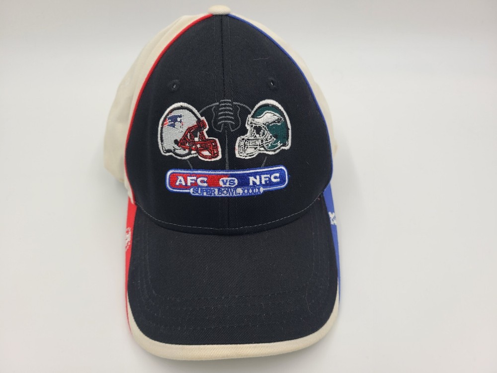 Vintage 2004 Super Bowl XXXIX Hat Cap New England Patriots Philadelphia Eagles