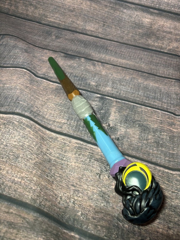 MagiQuest Light Up Wand Blue Green Moon for Great Wolf Lodge Adventure