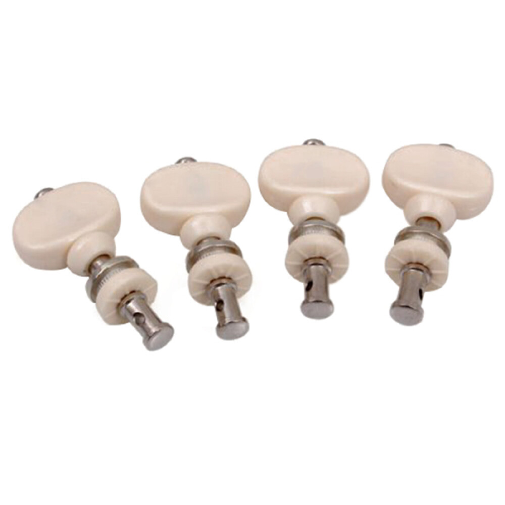 4 Pcs Ukulele Machine Heads Tuning Pegs Tuners Guitar Winder