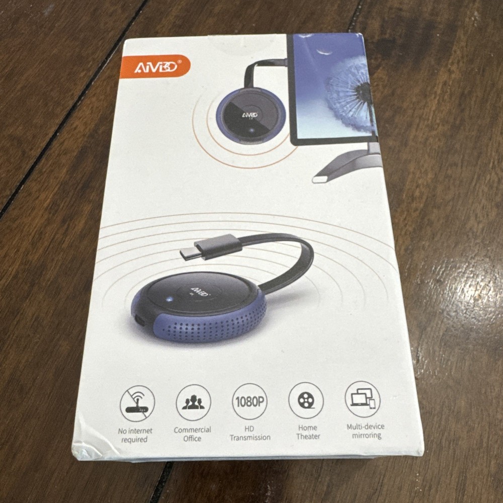 AIMIBO USB C to HDMI Wireless Transmitter and Receiver with Dual Band 2.4G/5G Support-image