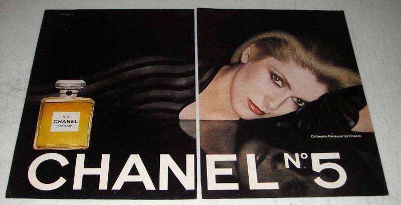 1978 Chanel No 5 Perfume Ad Featuring Catherine Deneuve