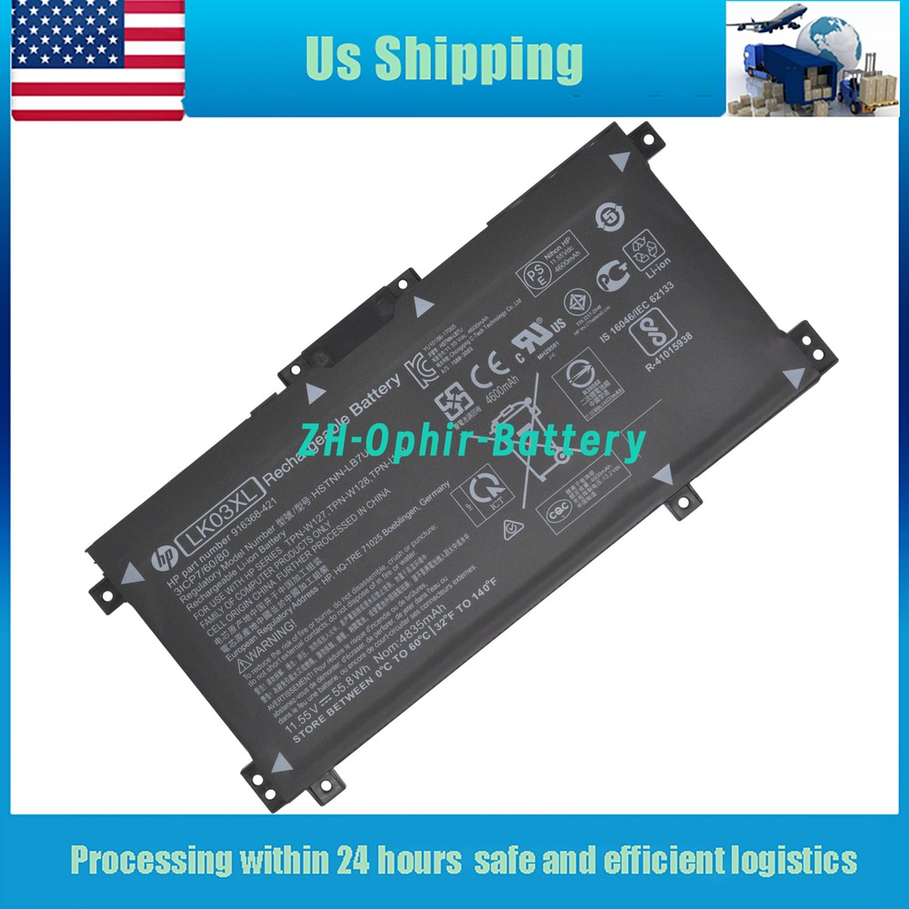 New Genuine LK03XL Battery For HP ENVY X360 15-BP 15M-BQ 17-AE 17-CE HSTNN-LB7U