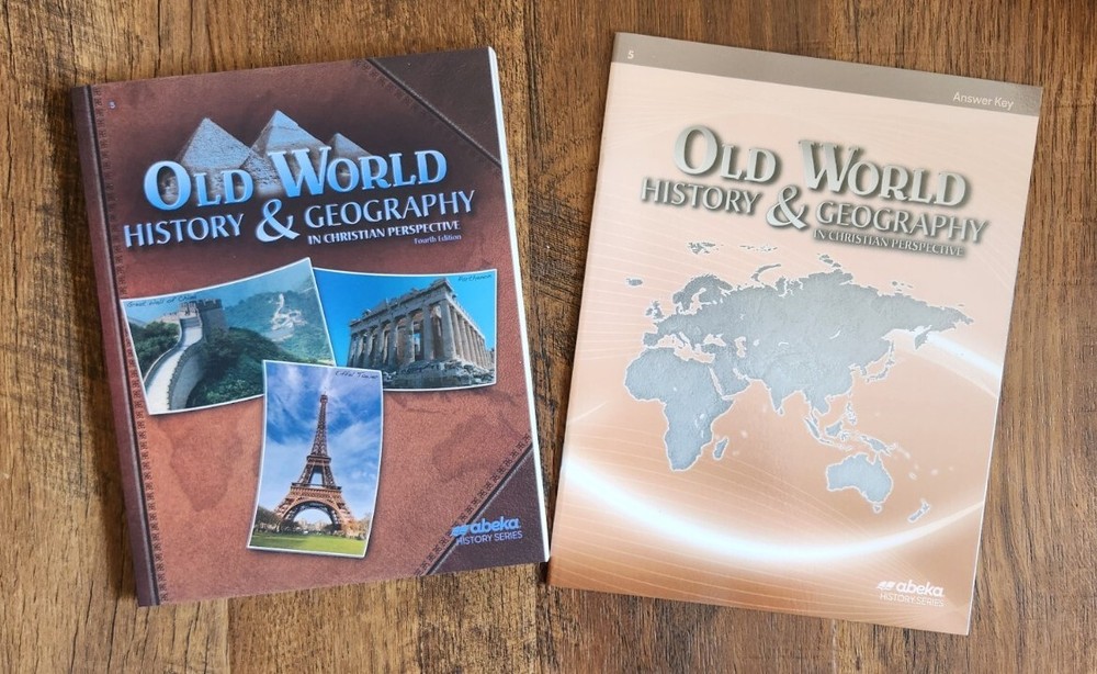 Abeka 5th Grade Old World History Geography Workbook with Answer Key New-image