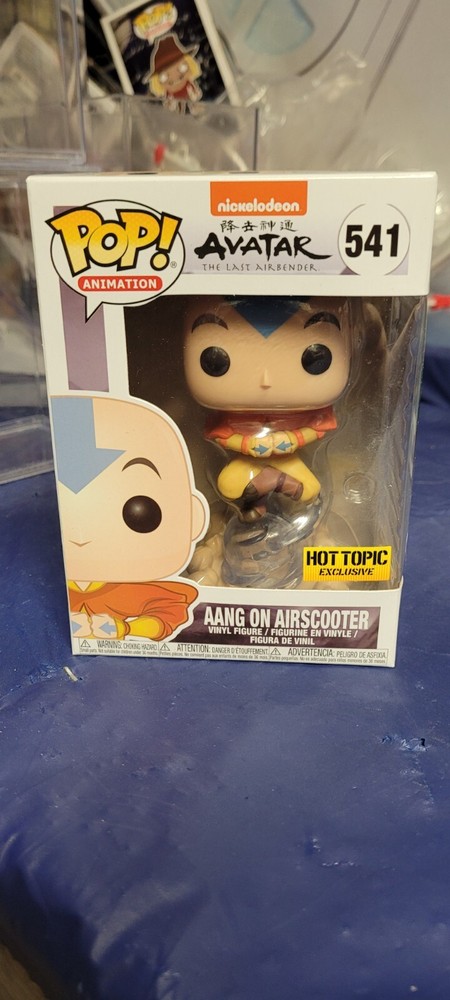 Funko Pop Aang on Airscooter #541 Avatar The Last Airbender Anime Vinyl Figure-image