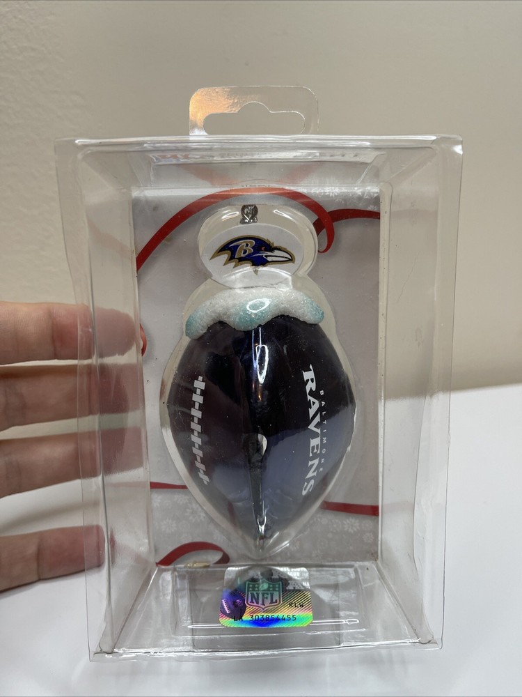 Topperscot by Boelter Brands NFL Metal BALTIMORE RAVENS Football Bell Ornament