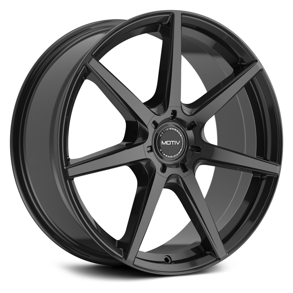 Motiv 432B RIGOR 16x7.5 Black Wheel 5x114.3 40mm Offset 73.1mm Bore  