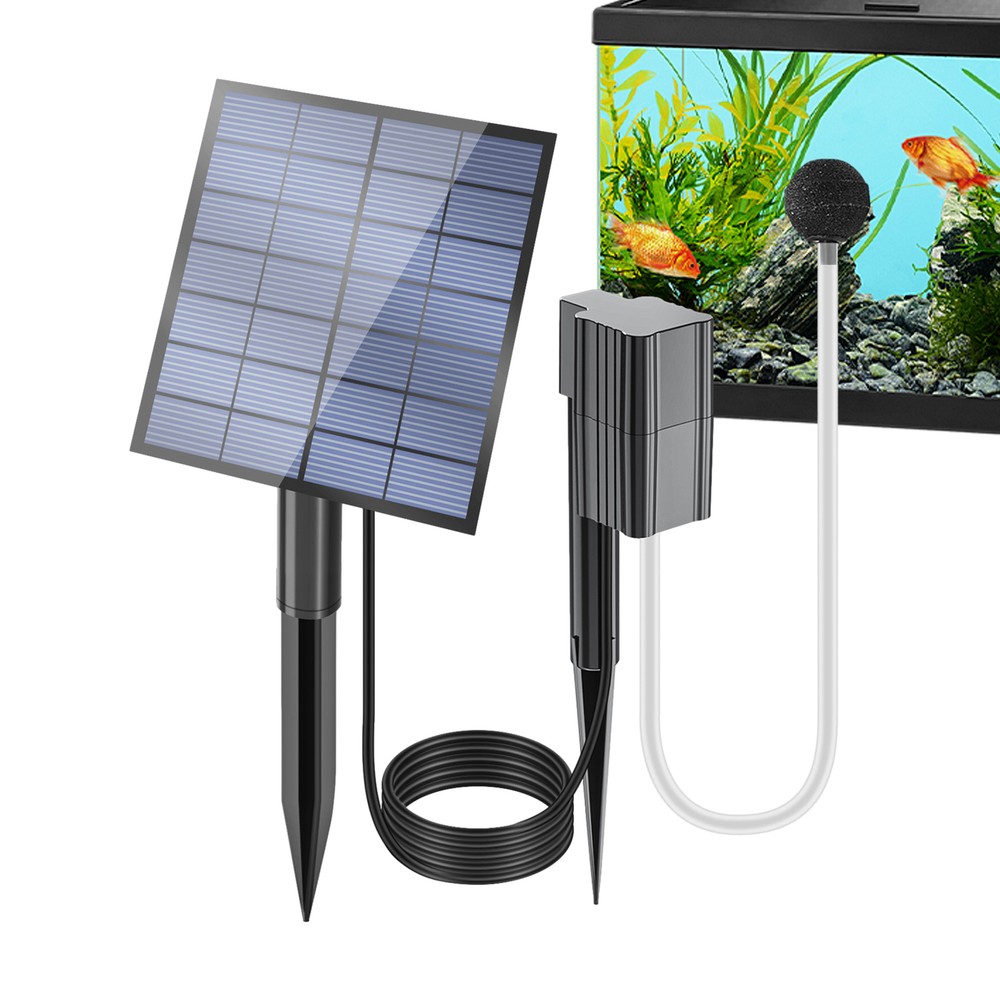 Solar Powered Pond Aerator Pond Water Oxygenator Solar Powered Oxygen Pump