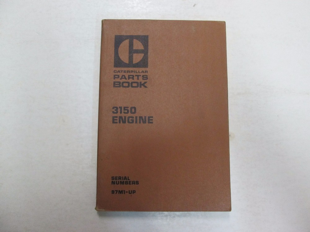 Caterpillar 3150 Engine Parts Book Manual 97M1-UP MINOR WEAR FACTORY OEM DEAL