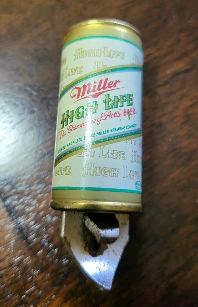 Vintage MILLER HIGH LIFE Miniature Novelty Bottle Opener