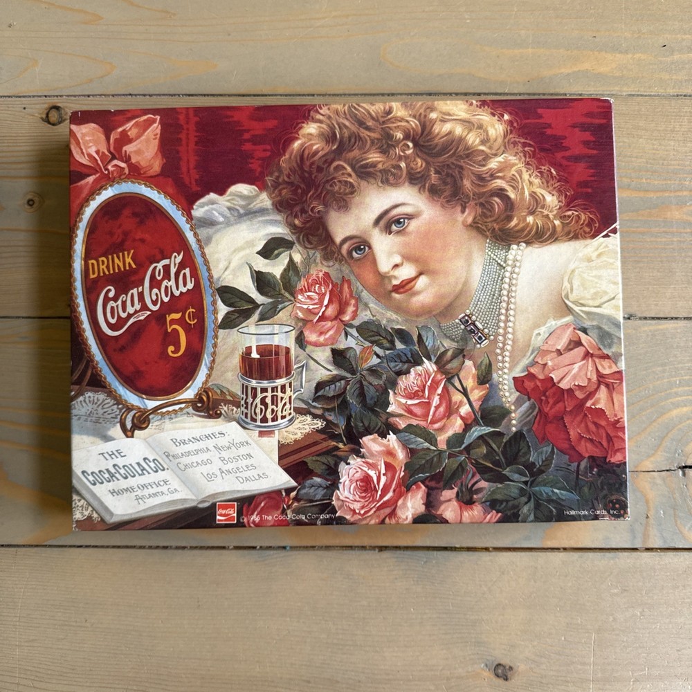 Vintage 1985 Springbok Coca-Cola 500pc Jigsaw Puzzle - Sentimental Sweetheart Collectible