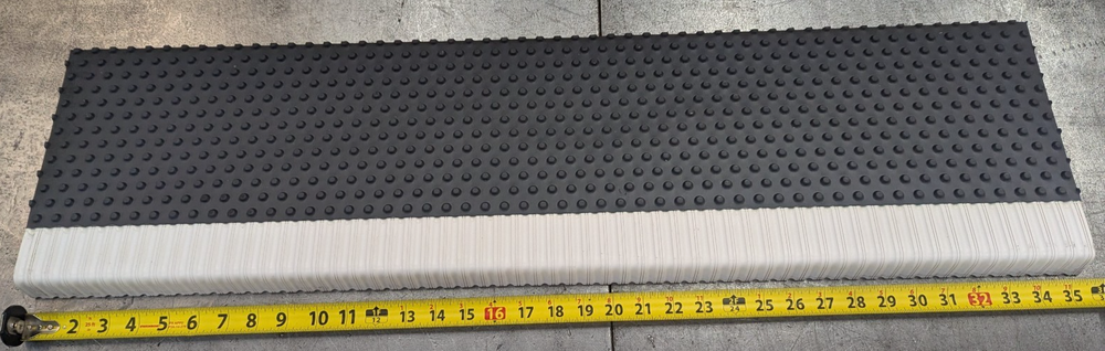 440898007 International School Bus Step Floor Tread Approx. 36 x 9 Gray ( Dark )