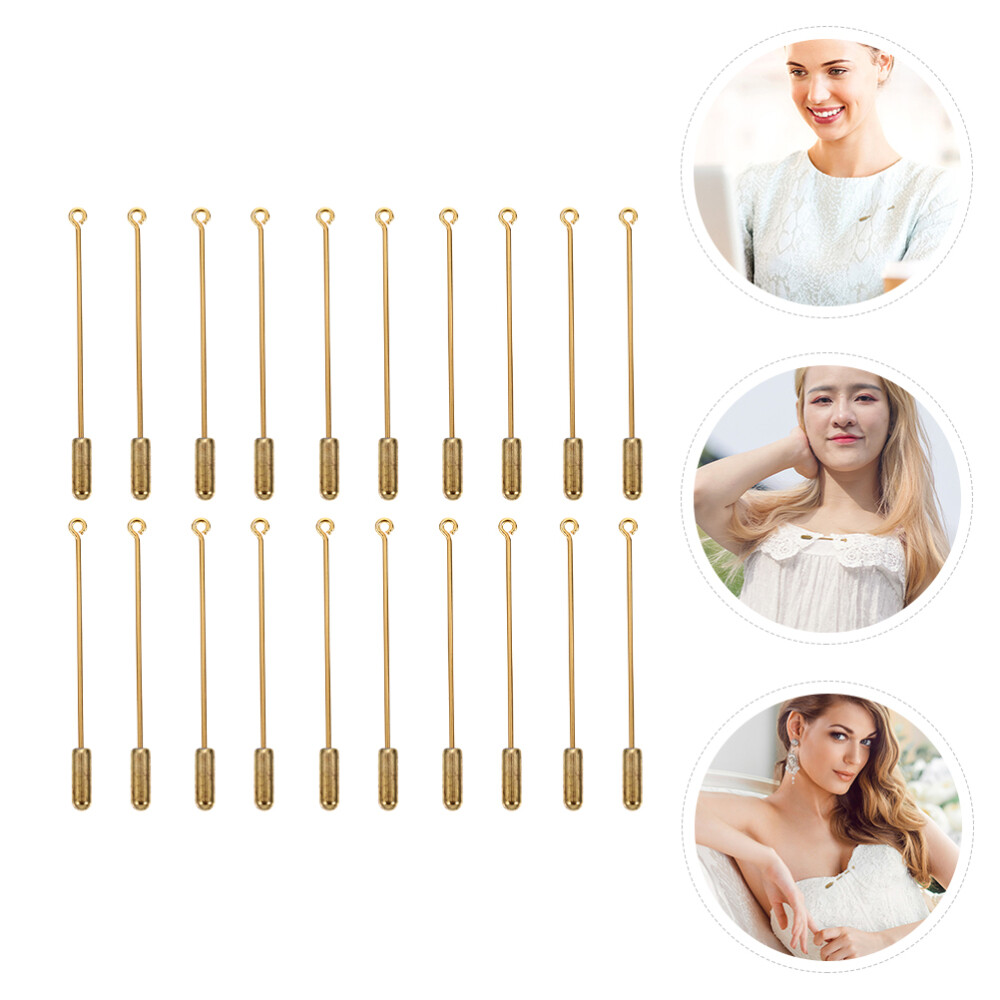 20 Pcs Slot Pin Hat Pins for Women Stick Costume