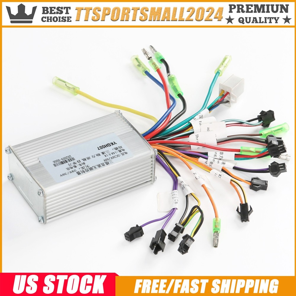 36V 48V 350W Brushless Motor Controller For Electric Scooter Bicycle E-Bike ATV