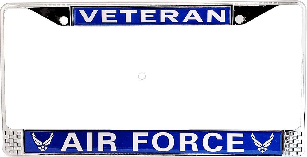 US Air Force (USAF) Veteran License Plate Frame | Perfect Veteran & Airman Gi...