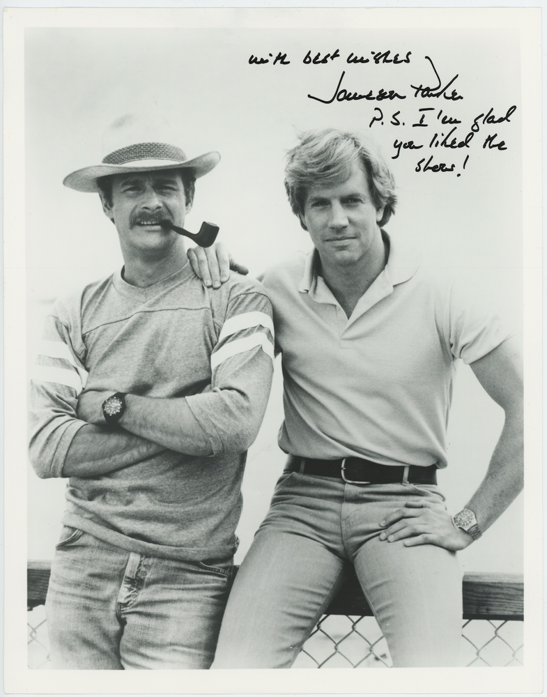 Jameson Parker Simon & Simon Signed 8x10 Photo with AMCo COA 26180