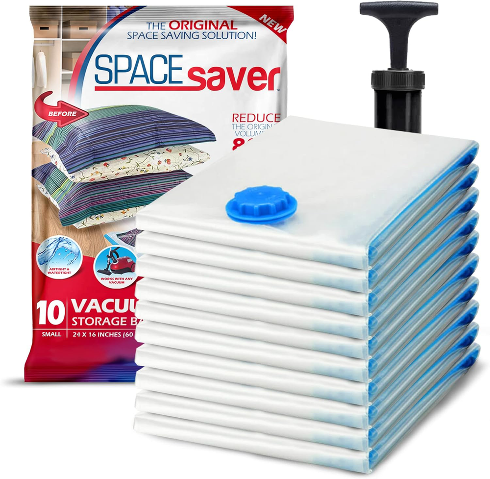 Spacesaver Space Bags Vacuum Storage Bags Small 10 Pack Save 80% on Storage - -