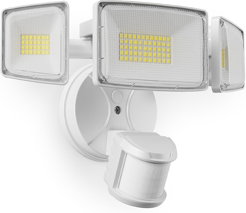 75W LED Outdoor Motion Sensor Flood Lights with Dusk to Dawn Lighting