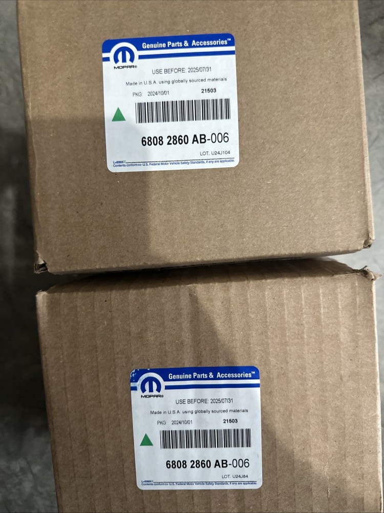 Mopar 68082860AB Gray Sealant 6-Pack Genuine OEM Brand New Sealed