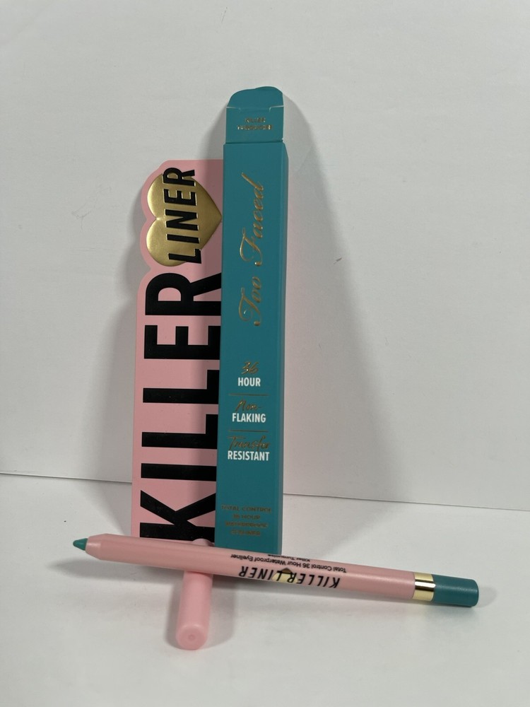 TOO FACED 36H KILLER LINER WATERPROOF GEL EYELINER | KILLER TURQUOISE $25