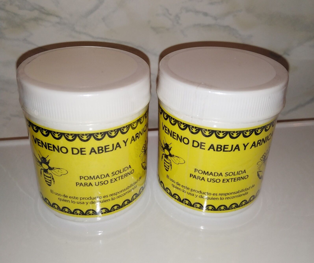 2 Pack Pomada de Abeja y Arnica Para Dolor 100g 3.5oz Each-image