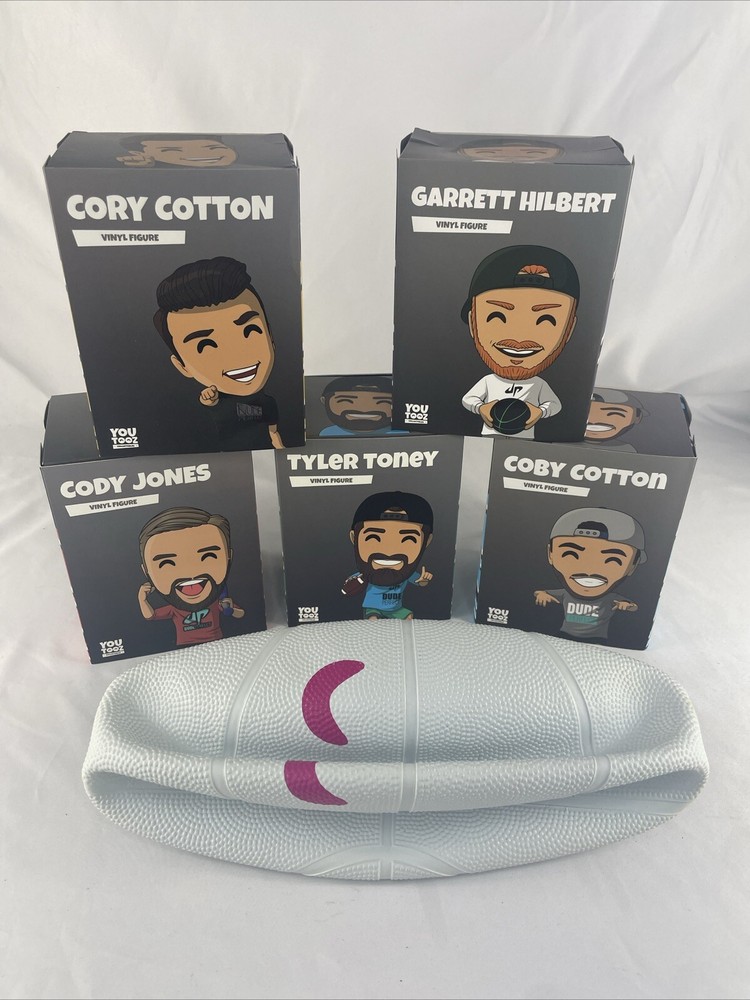 Dude Perfect Youtooz Rare Vinyl Figure Set Toys 0-4 Sold Out