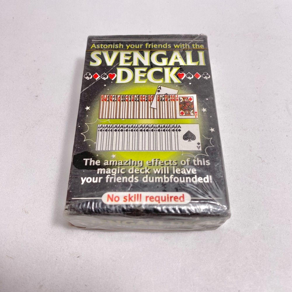 Svengali Magic Trick Playing Cards Deck Brand New