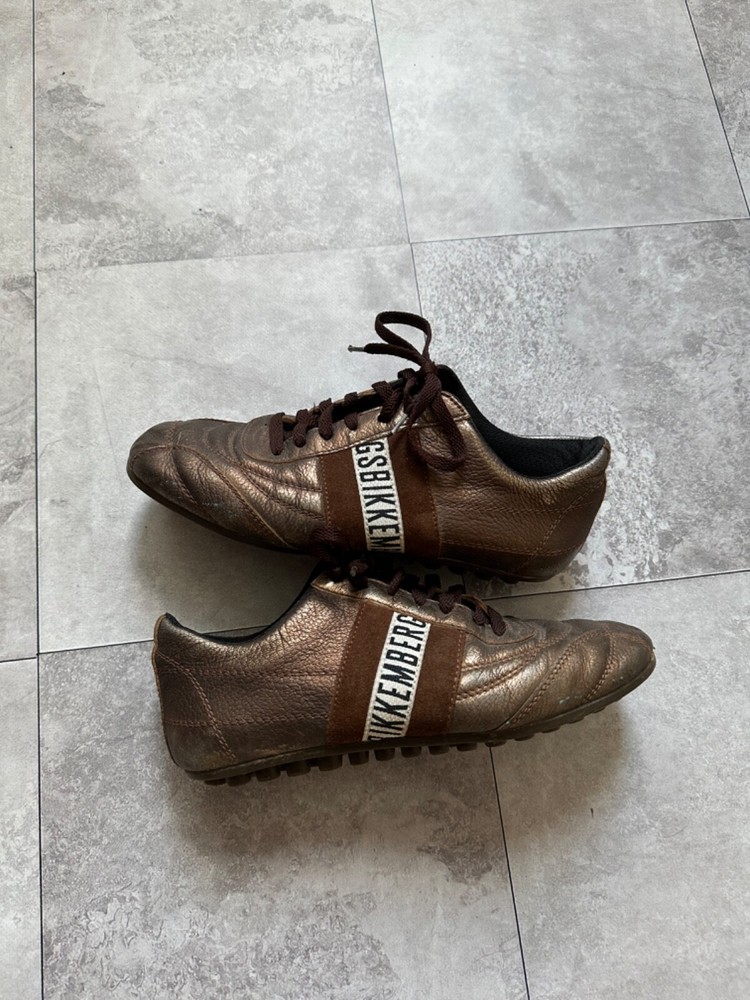 RARE Dirk Bikkembergs Brown Vintage Sneakers Shoes Maison Margiela Replica Vibe
