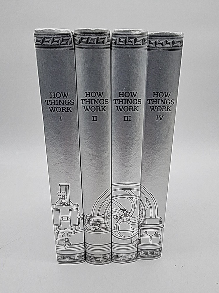 How Things Work Volumes 1-4 Complete Hardcover Steampunk Set, Roger Jean Ségalat