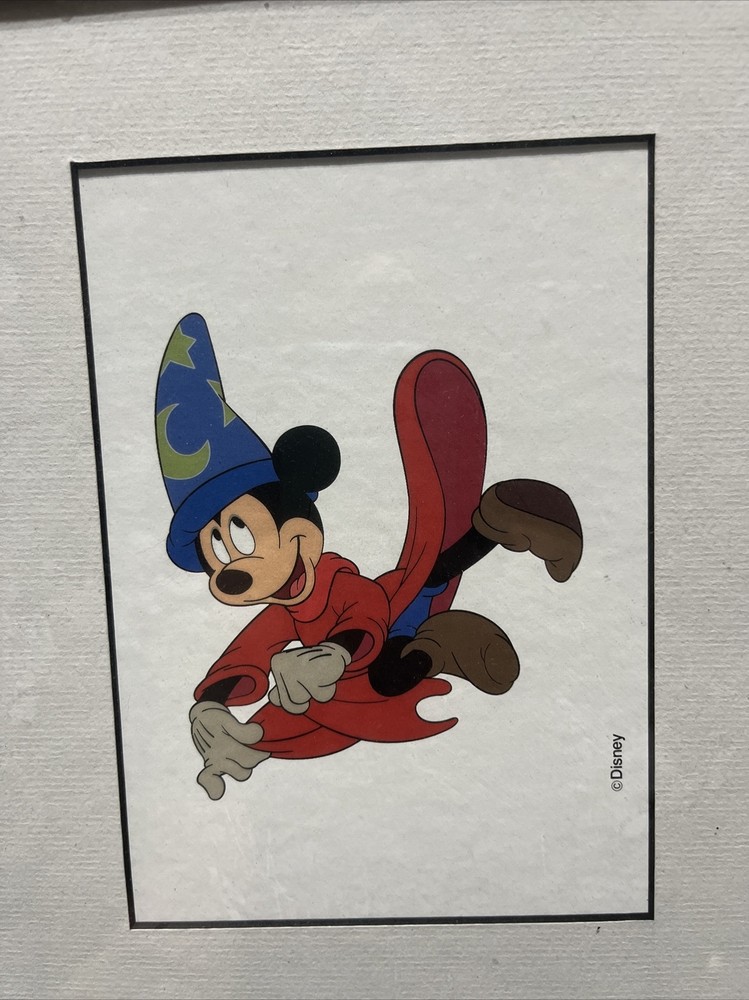 Vintage Disney Fantasia Sorcerer's Apprentice Mickey Mouse Artwork