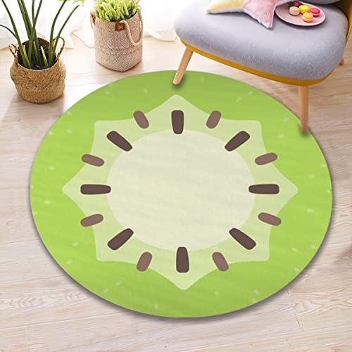 Cute Kiwi Fruit Rug for Kitchen Kids Room Bathroom Cool Fresh Home Decor