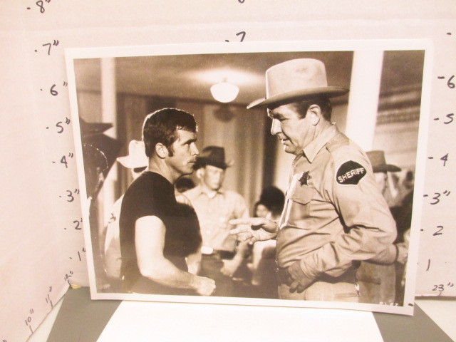 1970s NBC promo photo for Billy Jack starring Tom Laughlin and Clark Howat