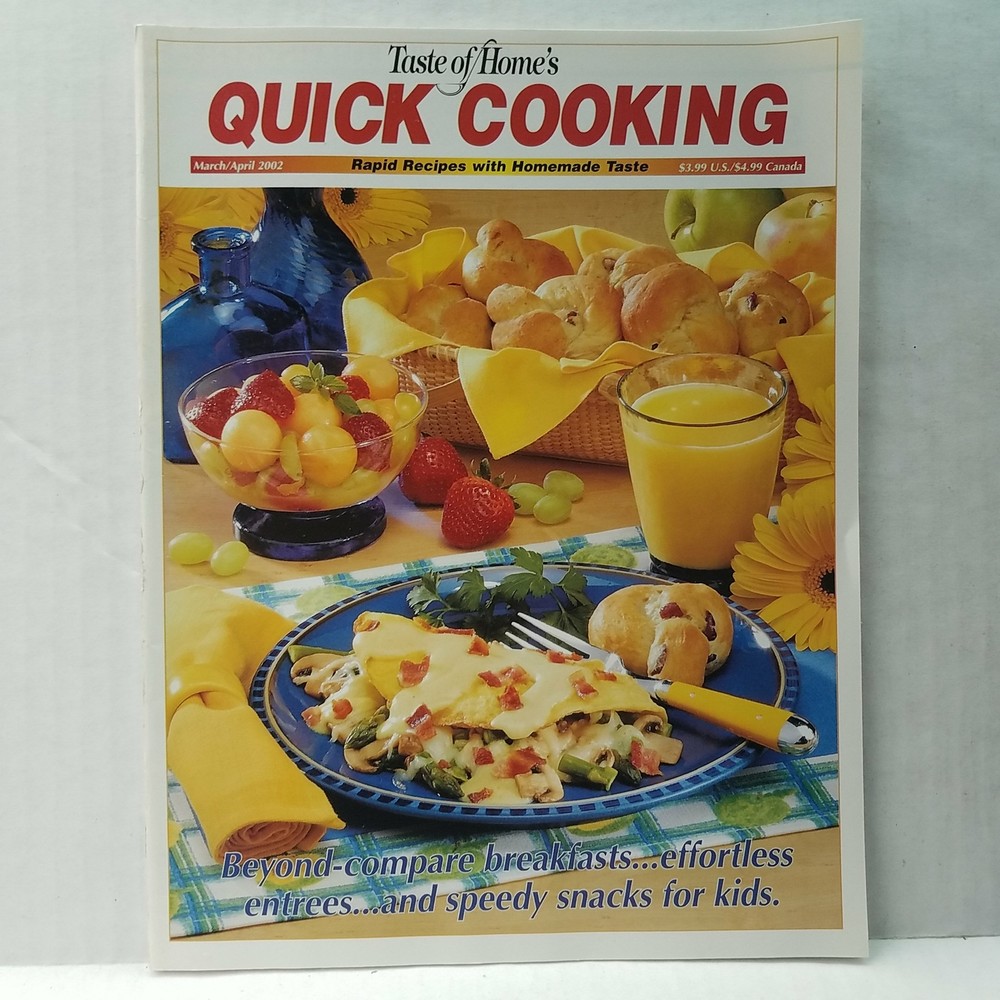 Taste Of Homes Quick Cooking Magazine March/April 2002
