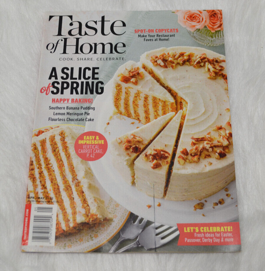 Taste of Home A Slice of Spring Apr/May 2022 Magazine-image