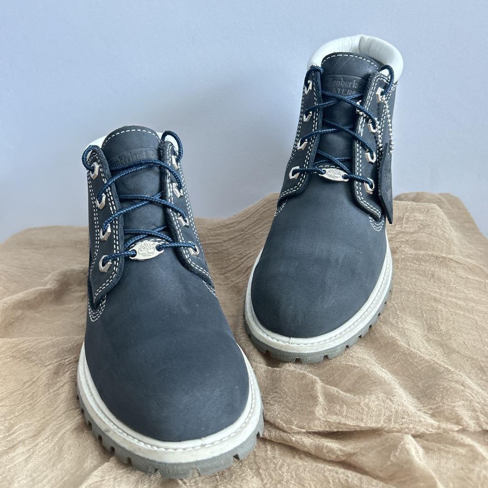 Timberland 4 Hole Boots 26.5Cm Navy Waterproof