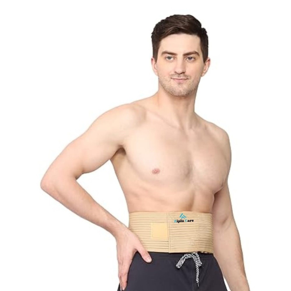 Umbilical Hernia Support Belt with Adjustable Removable Compression Pad for Navel  