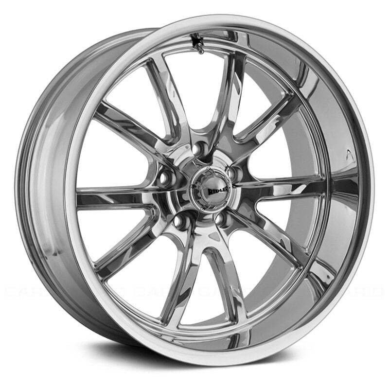 Ridler 650 Wheel 17x7 (0, 5x120.65, 83.82) Chrome Single Rim